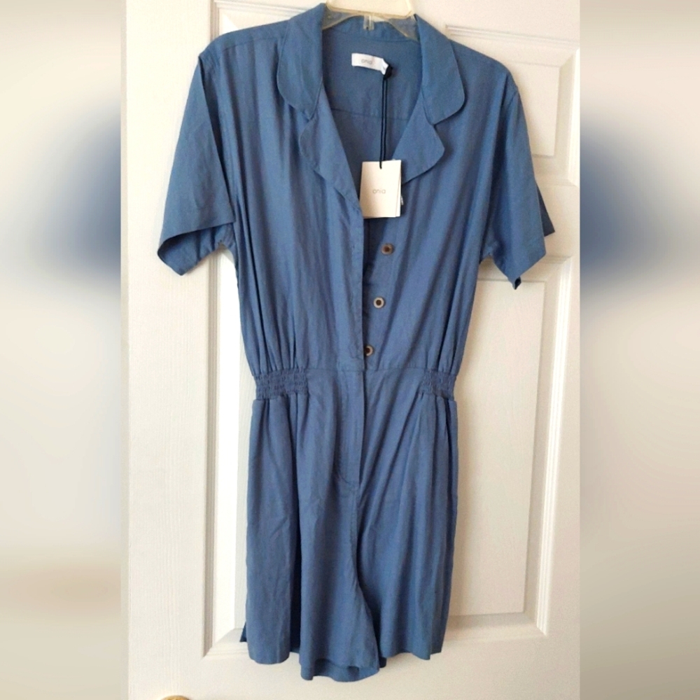 Linen Blend Romper